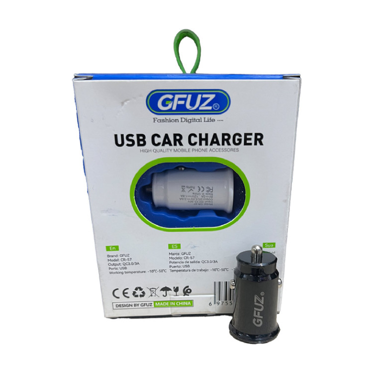 شارژر فندکی خودرو مدل GFUS-CR-57