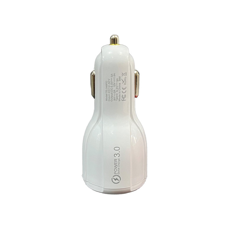 شارژر فندکی ۱۸ وات اورجینال | فست شارژ دو پورت USB-C و تایپ سی