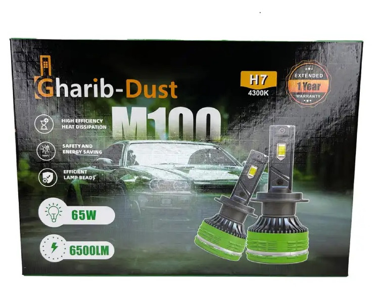 هدلایت افتابی پایه H7غریبدوست (مدل M100)؛۶۵ وات پادشاهِ نور در هوای بارانی 💡🌧️