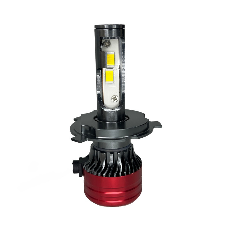 لامپ هدلایت خودرو دلارام مدل V13 پایه H4   بسته دو عددی 40وات یخی